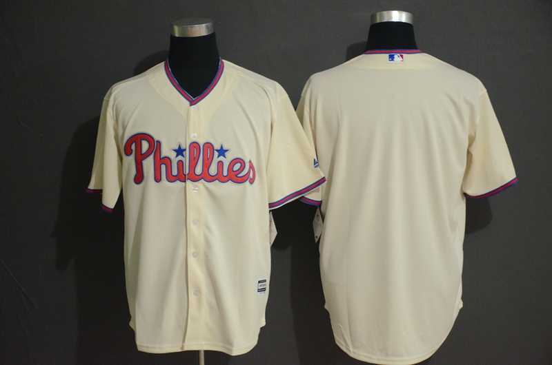 Phillies Blank Cream Cool Base Jersey,We sell and wholesale Phillies Blank Cream Cool Base Jersey on line form chian!